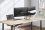 Neomounts DS75S-950WH2 Support de Bureau à Double Écran avec Vérin à Gaz - Compatible VESA 75x75/100x100 mm - 2 Écrans jusqu'à 32" - Réglage Hauteur, Inclinaison, Rotation - Blanc