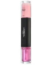 L'Oreal Paris Infallible Vernis à ongles 2-en-1 005 Bonbon irrésistible (Pack de 2 x 5 ml)
