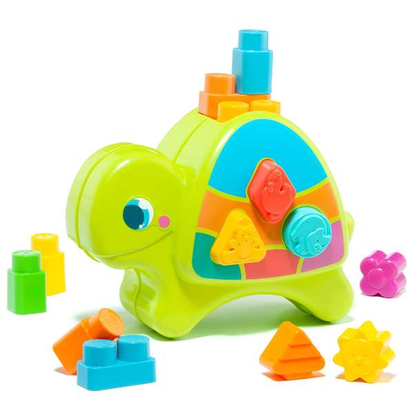 Molto Tortuga - Jouet d'activités avec sons - 12 pièces - Dimensions 57 x 27,5 x 97 cm