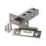 Edm PCT03 Blister picaporte tubulaire acier nickel satiné canto cuadrado 45 mm 68x25x57,5 mm