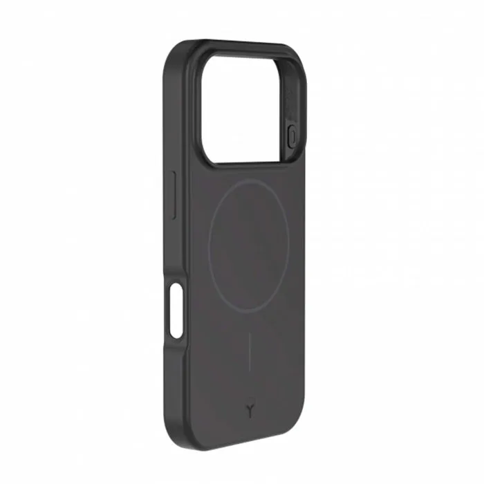 Force Case Coque en Silicone Renforcée MagSafe Compatible iPhone 17 Pro - Noir - Protection Premium et Élégante