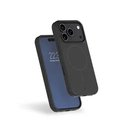 Force Case Coque MagSafe iPhone 17 Pro Silicone Renforcée Noir