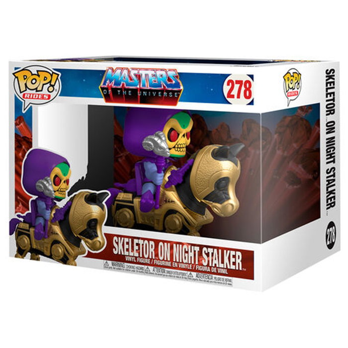 Funko Pop Rides Skeletor monté sur Night Stalker - Masters of the Universe Funko Pop Rides Skeletor monté sur Night Stalker - Masters of the Universe