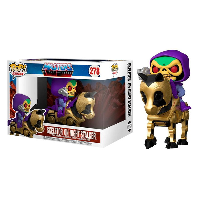 Funko Pop Rides Skeletor monté sur Night Stalker - Masters of the Universe Funko Pop Rides Skeletor monté sur Night Stalker - Masters of the Universe