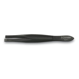 Tres Claveles Pince à Épiler Droite Noire 8 cm