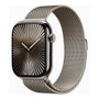 Apple Watch Series 10 GPS 4G 46mm Bracelet Milanese Titane Naturel - Montre Connectée