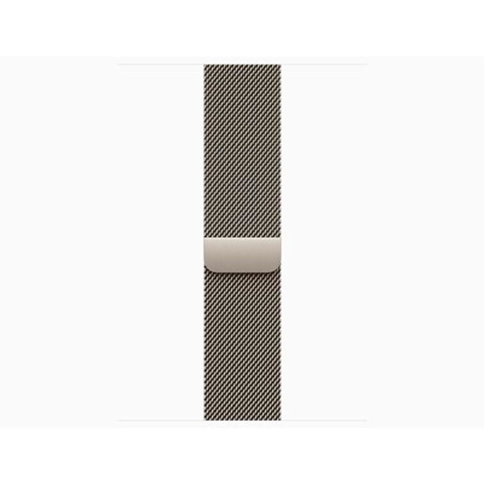 Apple Watch Series 10 GPS 4G 46mm Bracelet Milanese Titane Naturel - Montre Connectée