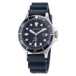 Nautica NAPCBS304 Montre Solaire Homme Bleu et Gris