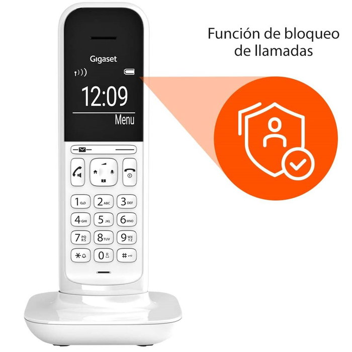 Gigaset CL390 Téléphone fixe sans fil blanc Gigaset CL390 Téléphone fixe sans fil blanc