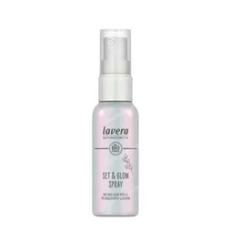 LAVERA Fijador Brillo Maquillaje Spray 50 ml - Fixant et Brillant pour Maquillage, Finition Durable et Lumineuse, Vegan, Testé Dermatologiquement