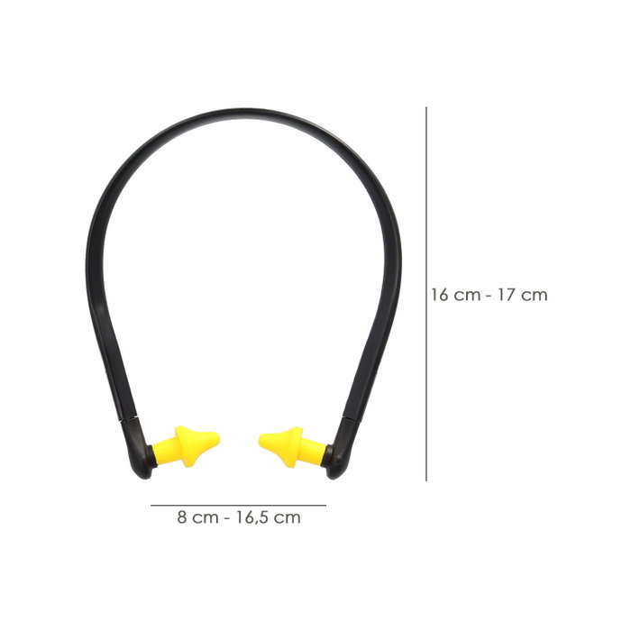 WOLFPACK LINEA PROFESIONAL Bouchons d'oreilles avec bande SNR 21dB