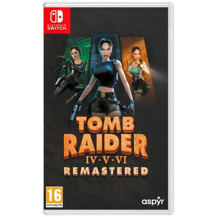 Just For Games Tomb Raider IV-VI Remastered Starring Lara Croft - Jeu vidéo Nintendo Switch (Version remasterisée) Just For Games Tomb Raider IV-VI Remastered Starring Lara Croft - Jeu vidéo Nintendo Switch (Version remasterisée)