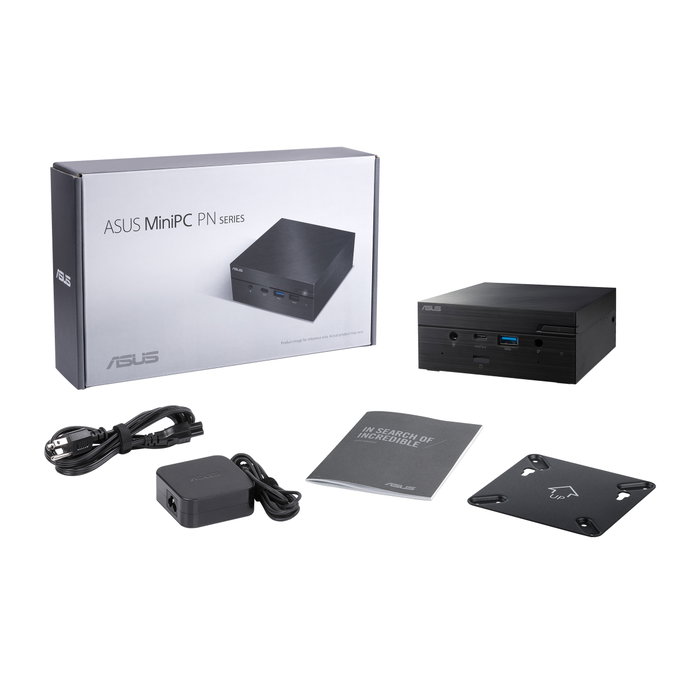 ASUS PN51-BB555MDS1 Mini PC Barebone AMD Ryzen 5 5500U 6 Cœurs 12 Threads DDR4 Wi-Fi 6E Bluetooth 4.0 Noir