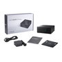 ASUS PN51-BB555MDS1 Mini PC Barebone AMD Ryzen 5 5500U 6 Cœurs 12 Threads DDR4 Wi-Fi 6E Bluetooth 4.0 Noir
