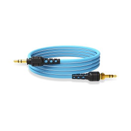 Rode NTH-100 Cable 12 Blue - Câble de remplacement flexible avec connecteur de verrouillage pour casque RØDE
