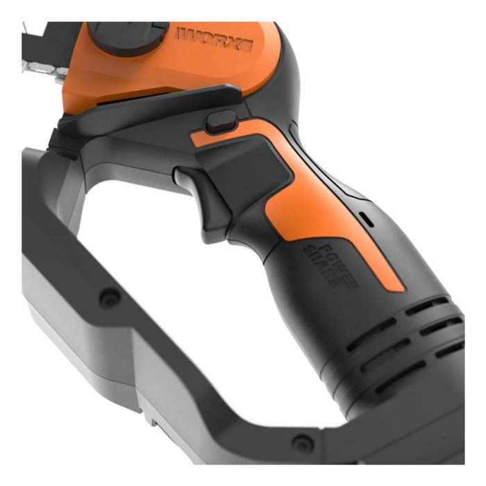 Worx Scie à chaîne compacte sans fil 20V WG324E avec batterie et chargeur - Tronçonneuse électrique