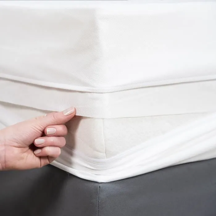 P'Tit Lit Housse intégrale pour matelas imperméable et anti-punaises de lit - 70x140x15 cm - Fermeture à glissière - Sans traitement chimique