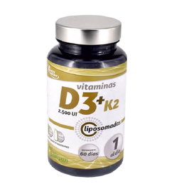 Vitaminas D3+K2 Liposomadas