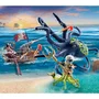 PLAYMOBIL 71419 Pirate avec Pieuvre Géante - Set de Construction Les Pirates - 44 Pièces - Jouet pour Enfants dès 4 Ans