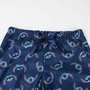 Cerdá Pyjama long adulte taille M - Fleece avec motifs Stitch, bleu