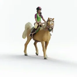 Schleich 42714 Horse Club - Figurines Sarah et Mystery, Jouet pour Enfants Dès 4 Ans