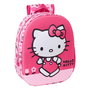 Sac à dos enfant Hello Kitty Rose 27 x 33 x 10 cm 3D