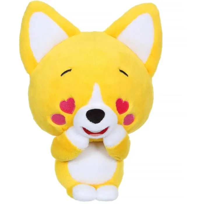 Gipsy Toys Little Corgi Cuties In Love - Peluche Kawaii Corgi - 20 cm - Polyester doux - Cadeau et collection Gipsy Toys Little Corgi Cuties In Love - Peluche Kawaii Corgi - 20 cm - Polyester doux - Cadeau et collection