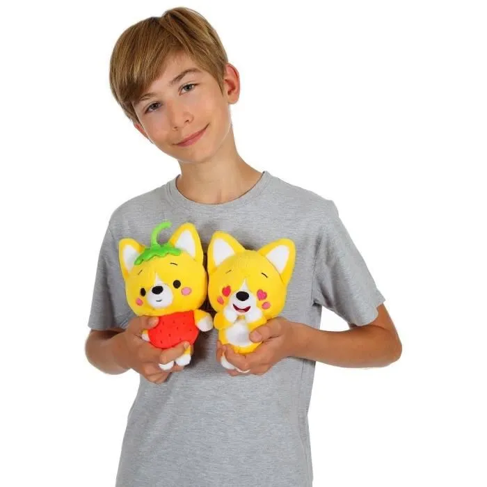 Gipsy Toys Little Corgi Cuties In Love - Peluche Kawaii Corgi - 20 cm - Polyester doux - Cadeau et collection Gipsy Toys Little Corgi Cuties In Love - Peluche Kawaii Corgi - 20 cm - Polyester doux - Cadeau et collection