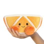 AURORA Peluche Palm Pals Mandarina 13 cm - Peluche orange en forme d'agrume