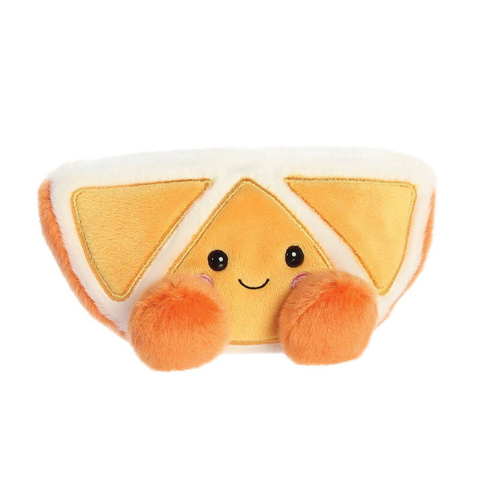 AURORA Peluche Palm Pals Mandarina 13 cm - Peluche orange en forme d'agrume