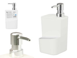 KINVARA Distributeur et support d'éponge Blanco-Metal 650ml