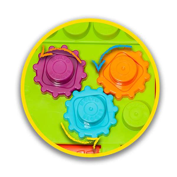 Molto Table d'activités pour enfant avec 20 pièces - Dimensions : 148 x 38.5 x 113 cm - Dès 1 an