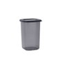 Quid Tarro Plástico City 1200 mL Gris (12 Unidades)