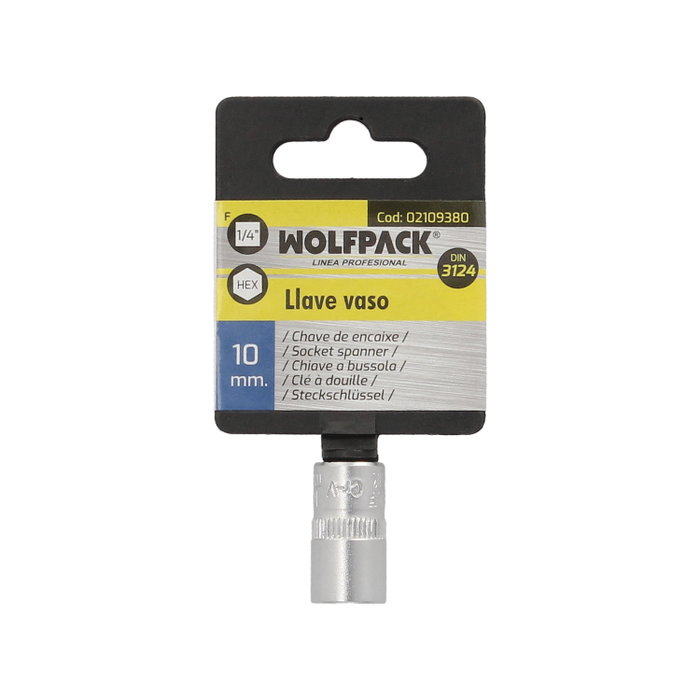 WOLFPACK LINEA PROFESIONAL Clé à douille hexagonale 10 mm