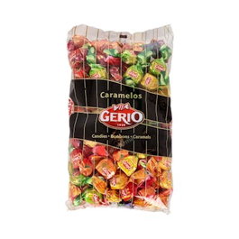 GERIO Caramels Fourrés aux Fruits 8 Saveurs 1kg