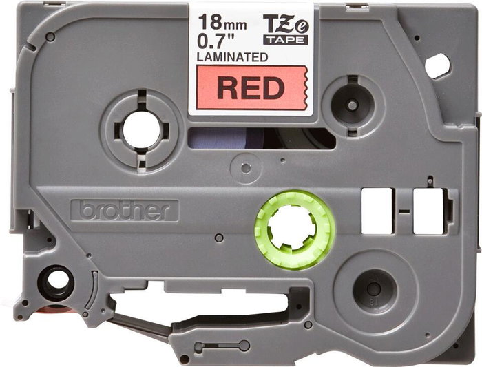 Brother TZe-441 Ruban d'étiquetage laminé 18 mm Noir sur Rouge