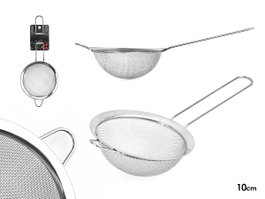 Kinvara Passoire en Acier avec Support 10 cm Argenté 23.5 cm (Set de 24)