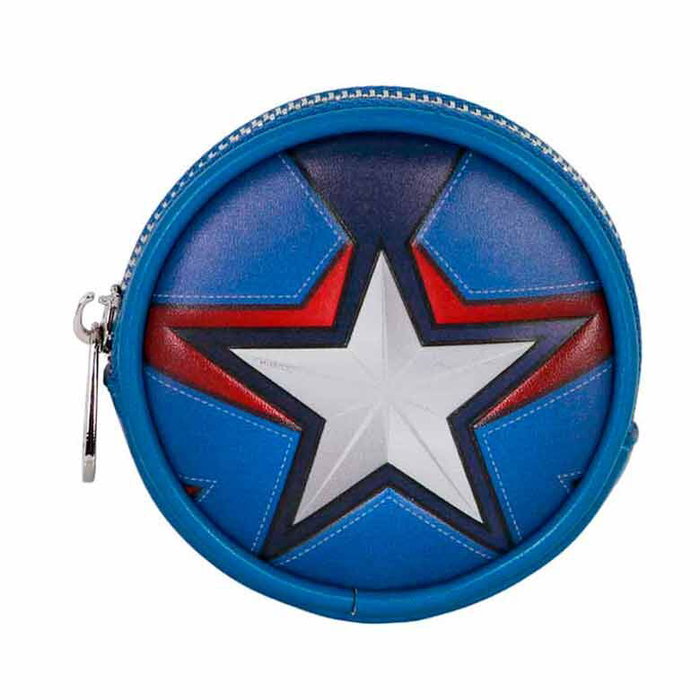 Karactermania Porte-monnaie Capitán América Bleu