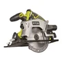 Ryobi RWSL1801M Scie circulaire sans fil 18V ONE+ diametre 150 mm 4700 tr/min profondeur coupe 45mm livree avec 1 lame 18 dents pour bois contreplaque et agglomere