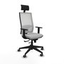 Chaise de Bureau avec Appui-tête Piqueras y Crespo 1D066G1 Gris clair