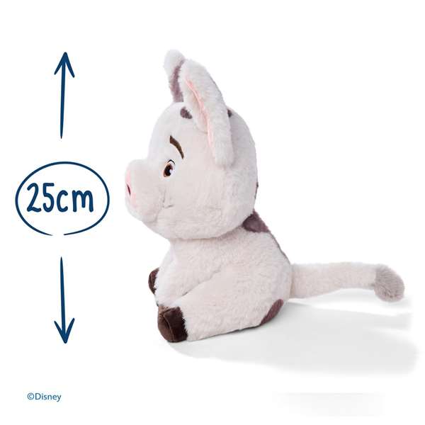 Smoby Peluche Vaiana Pua en polyester, doudou pour enfant, 25 cm