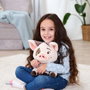 Smoby Peluche Vaiana Pua en polyester, doudou pour enfant, 25 cm
