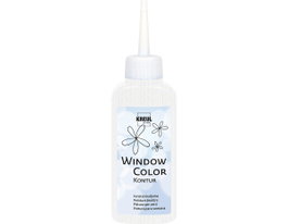 Kreul Peinture pour verre Window Color blanc pur opaque 80ml