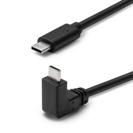 MicroConnect Câble USB-C 3.2 Gen2, 3m, noir, connecteur coudé