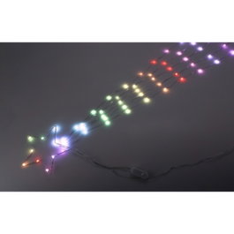 Basics Adorno LED Étoile Filante RGB avec 85 LED et Télécommande