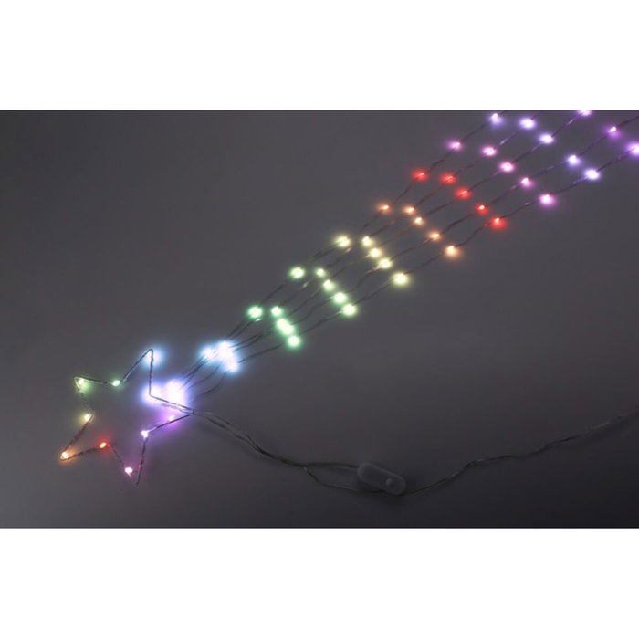 Étoile de Noël Lifetime RGB Étoile de Noël 220 V 119 cm Plastique LED RGB