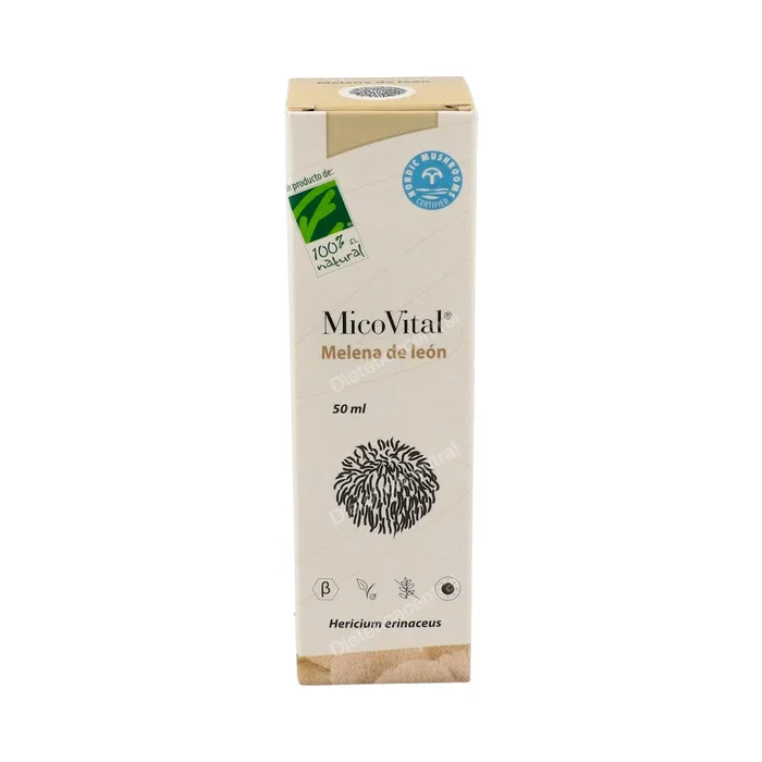 Cien Por Cien Natural Micovital Melena De Leon 50ml Complément Alimentaire Extrait de Champignon Hericium Erinaceus Cien Por Cien Natural Micovital Melena De Leon 50ml Complément Alimentaire Extrait de Champignon Hericium Erinaceus