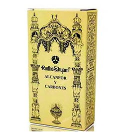 RADHE SHYAM Encens au camphre et charbons