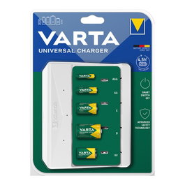 Varta 57658 Chargeur de piles universel pour 4 piles AA/AAA/C/D/9V
