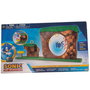 JAKKS PACIFIC Set de jeu Sonic The Hedgehog La Colina Verde avec 10 pièces : figurine, colline à boucle, pièces de fond et accessoires